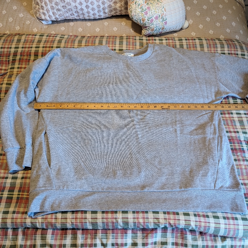Zenana Sweatsuit set sweatshirt with pockets and joggers with pockets 2X